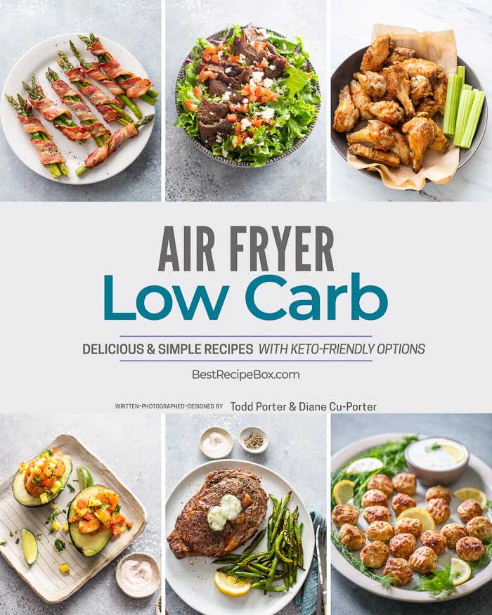 air fryer low carb cookbook cover 