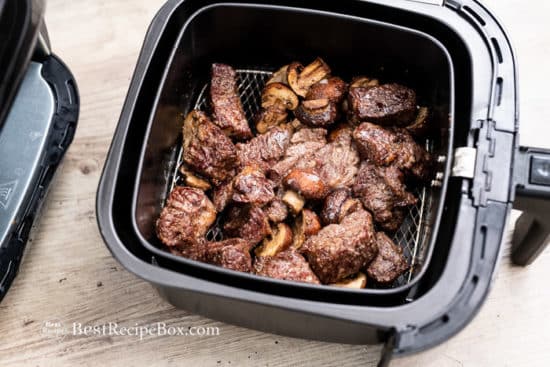 Air Fried Steak Bites Recipe in Air Fryer | @BestRecipeBox