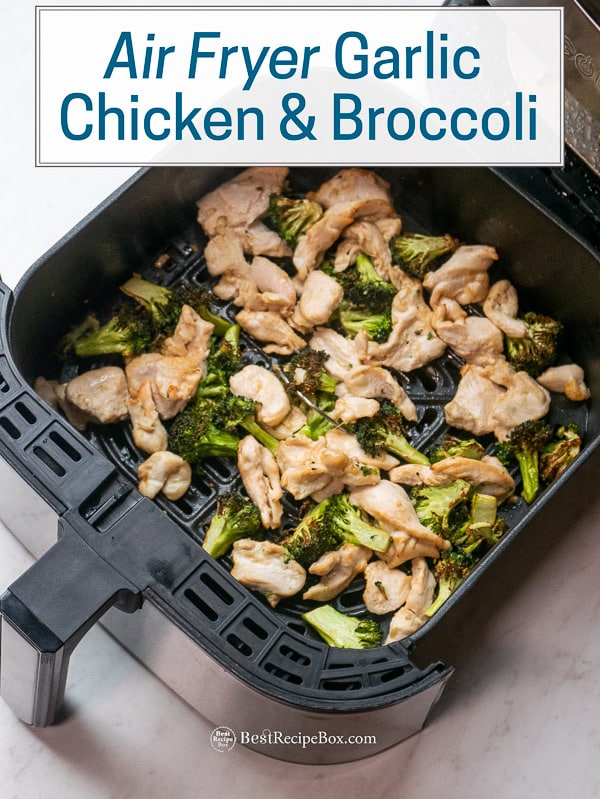 Chicken and Broccoli Recipe in basket 