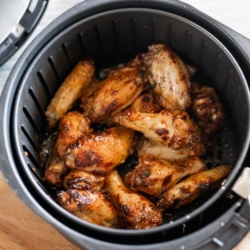 How to make Healthy Air Fryer Chicken Wings Recipe | @bestrecipebox