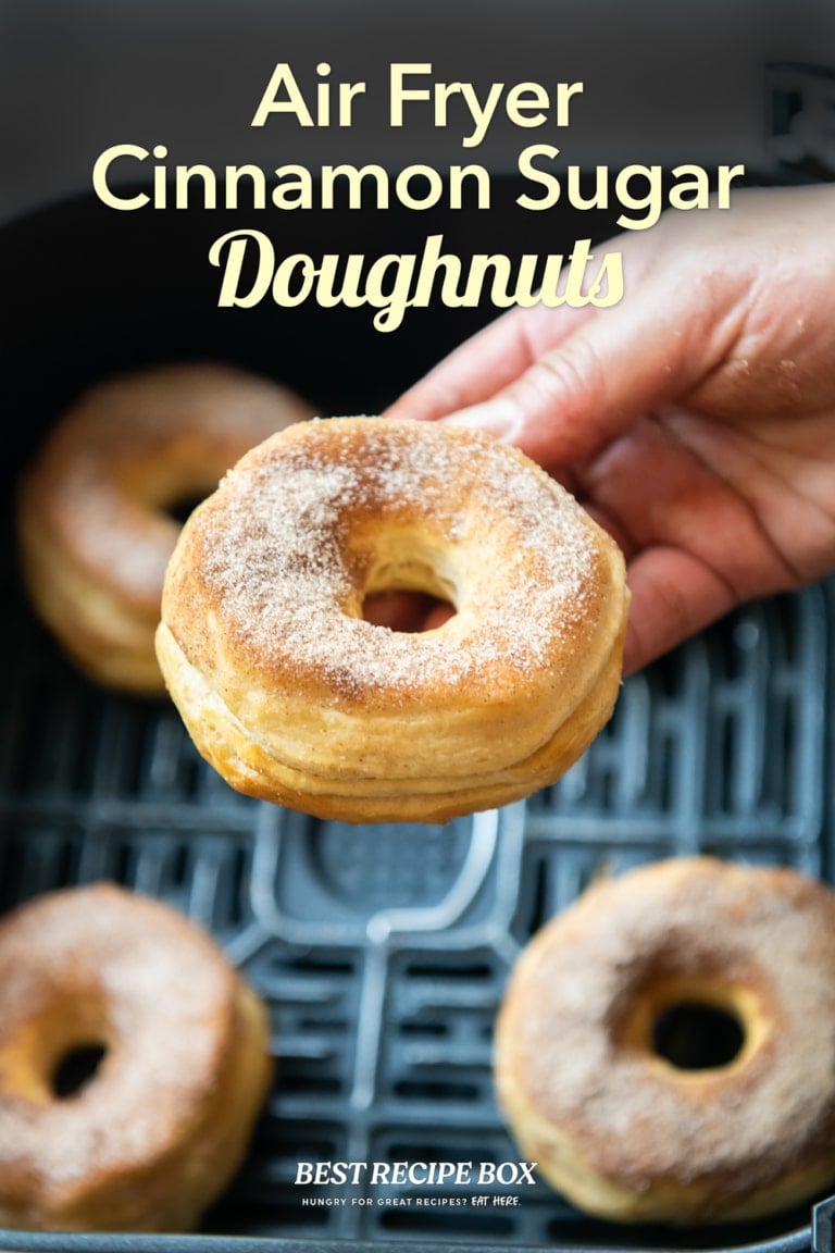Air Fryer Cinnamon Doughnuts Biscuit Dough EASY Best Recipe Box