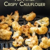 Air Fryer Crispy Cauliflower Bites: Breaded