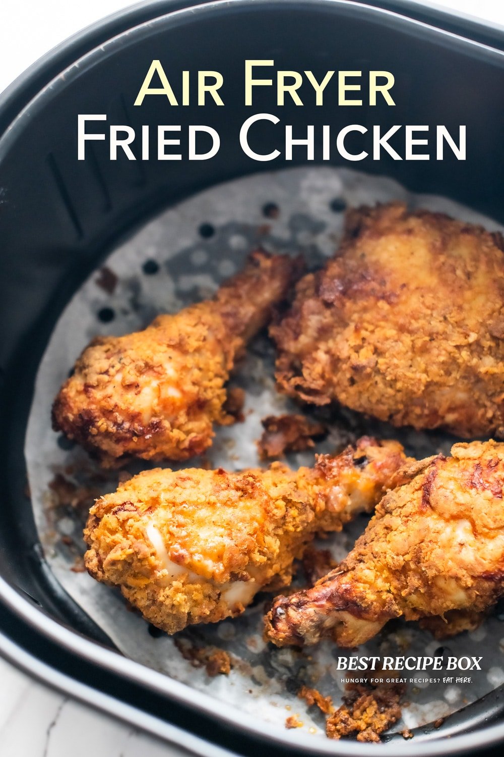 Air Fryer Fried Chicken Recipe Crispy Buttermilk Style 