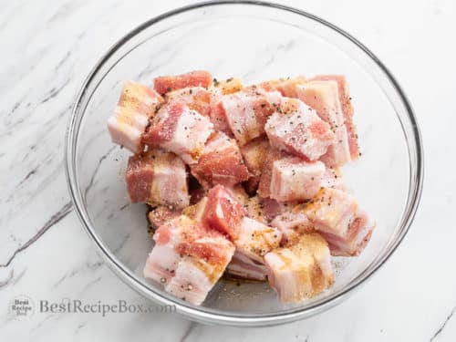 Air Fryer Pork Belly Recipe @bestrecipebox