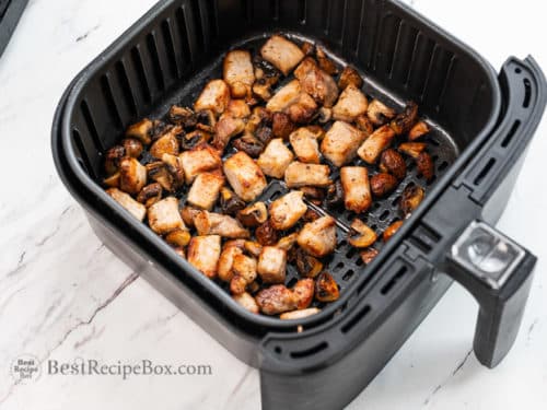 Air Fryer Pork Chop Bites @BestRecipeBox