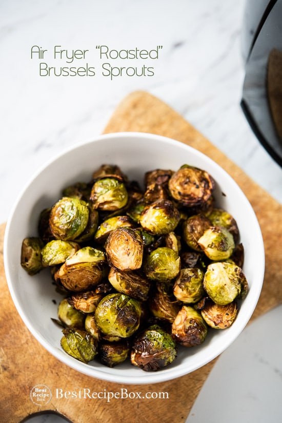 Cooked Brussels Sprouts in a bowl