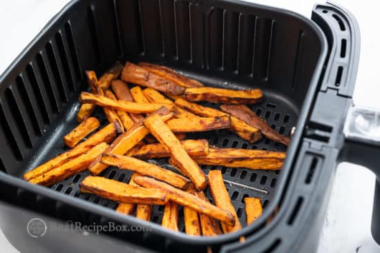 Air Fryer Sweet Potato Fries Recipe @BestRecipeBox