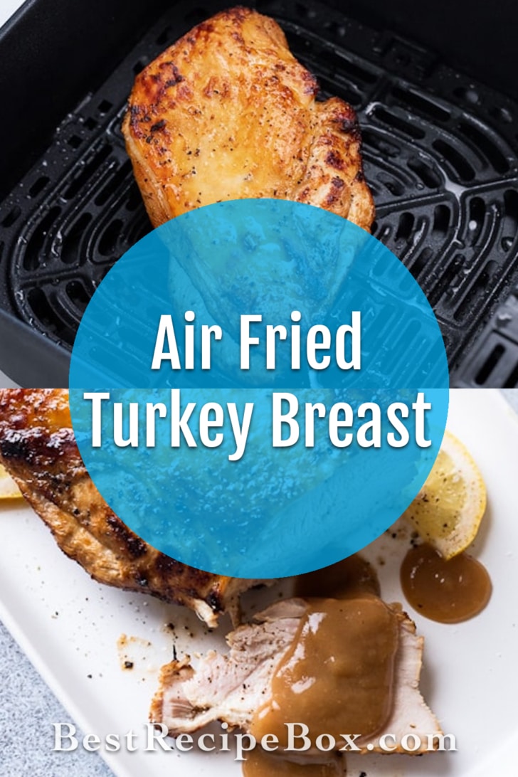 Air Fried Turkey Breast Recipe in the Air Fryer with Lemon Pepper or Herbs | @BestRecipeBox