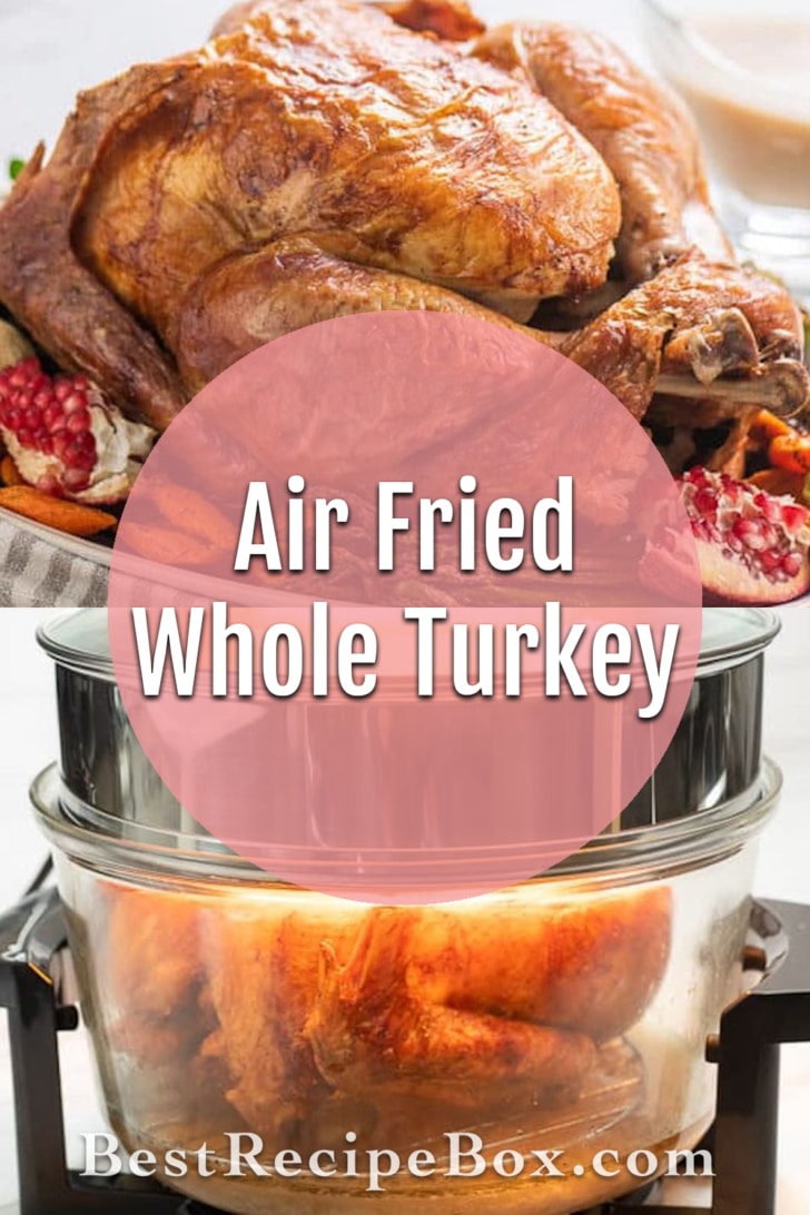 Air Fried Whole Turkey Recipe in Air Fryer for Thanksgiving | @BestRecipeBox