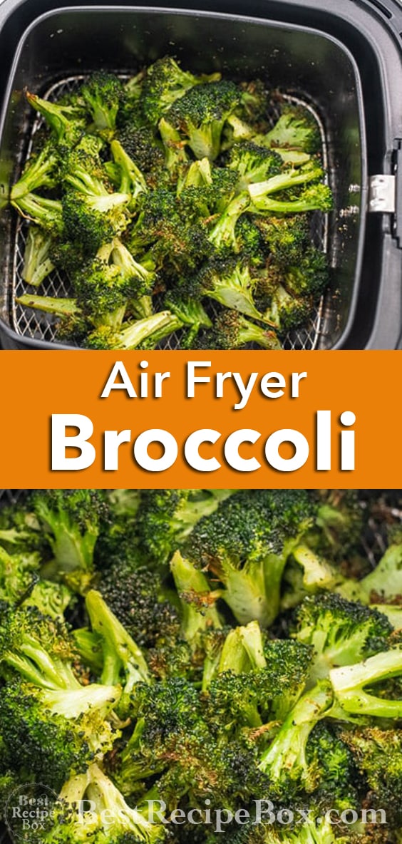 Air Fryer Broccoli with Garlic is Best Air fried broccoli @bestrecipebox