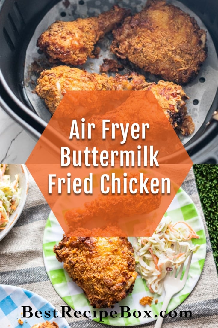 Air Fryer Fried Chicken collage