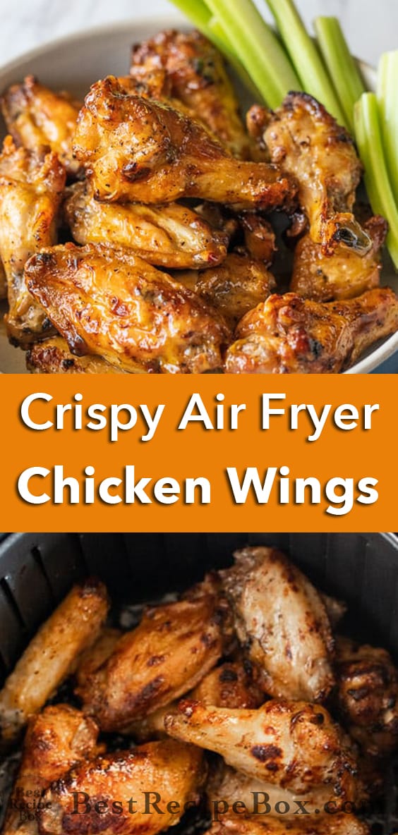 How to make Healthy Air Fryer Chicken Wings Recipe | @bestrecipebox