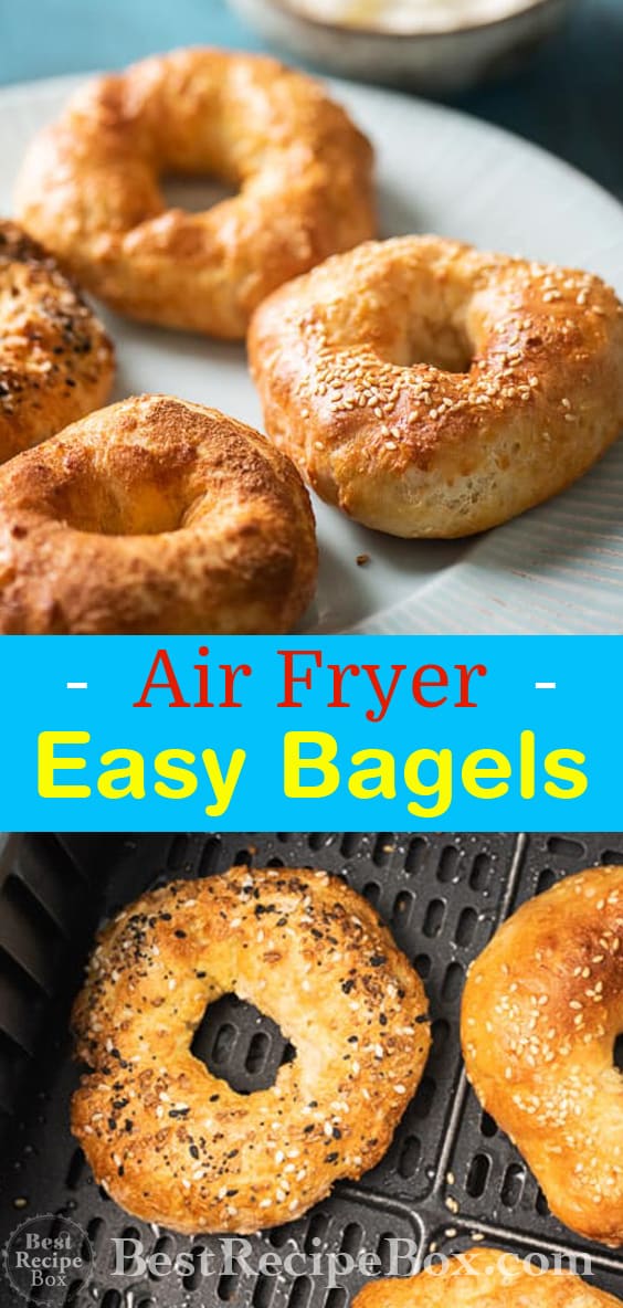 Easy Air Fryer Bagel Recipe @bestrecipebox