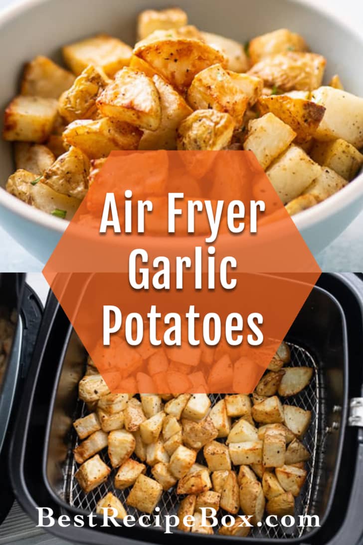 Air Fryer Roast Potatoes Recipe is the best Potatoes in Air Fryer Recipe collage