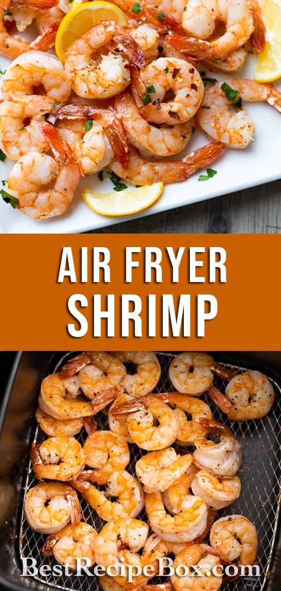 Air Fryer Garlic Shrimp Recipe Healthy Air fried shrimp @bestrecipebox