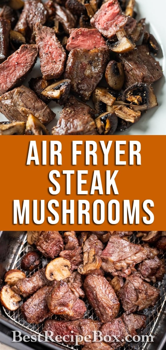Air Fryer Steak Bites Recipe for Juicy Air Fried Steak Recipe @bestrecipebox