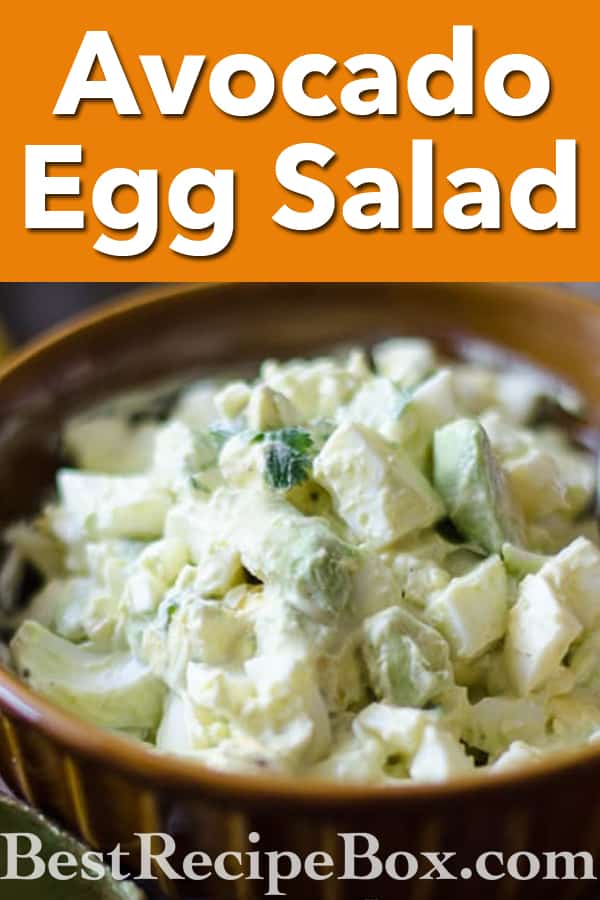 Avocado Egg Salad Recipe | @bestrecipebox
