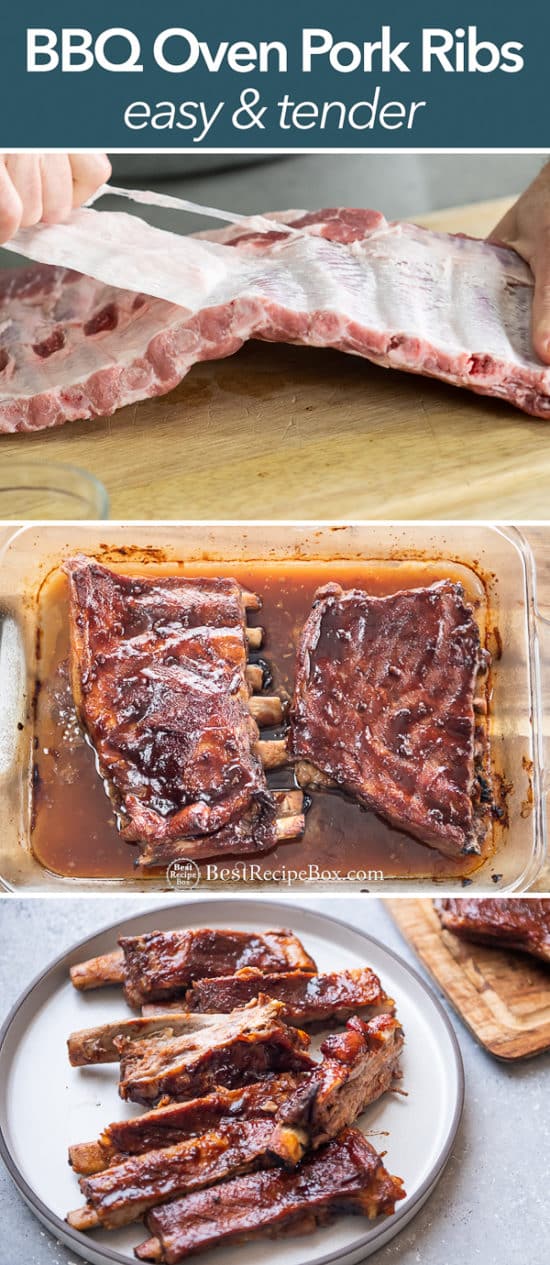 BBQ Oven Baked Pork Ribs : Tender Fall off the Bone Best Baked Ribs step by step