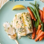 Baked Cod with Garlic Butter