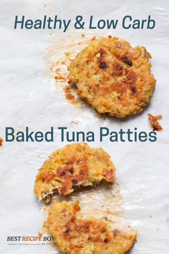 broken baked tuna patty 