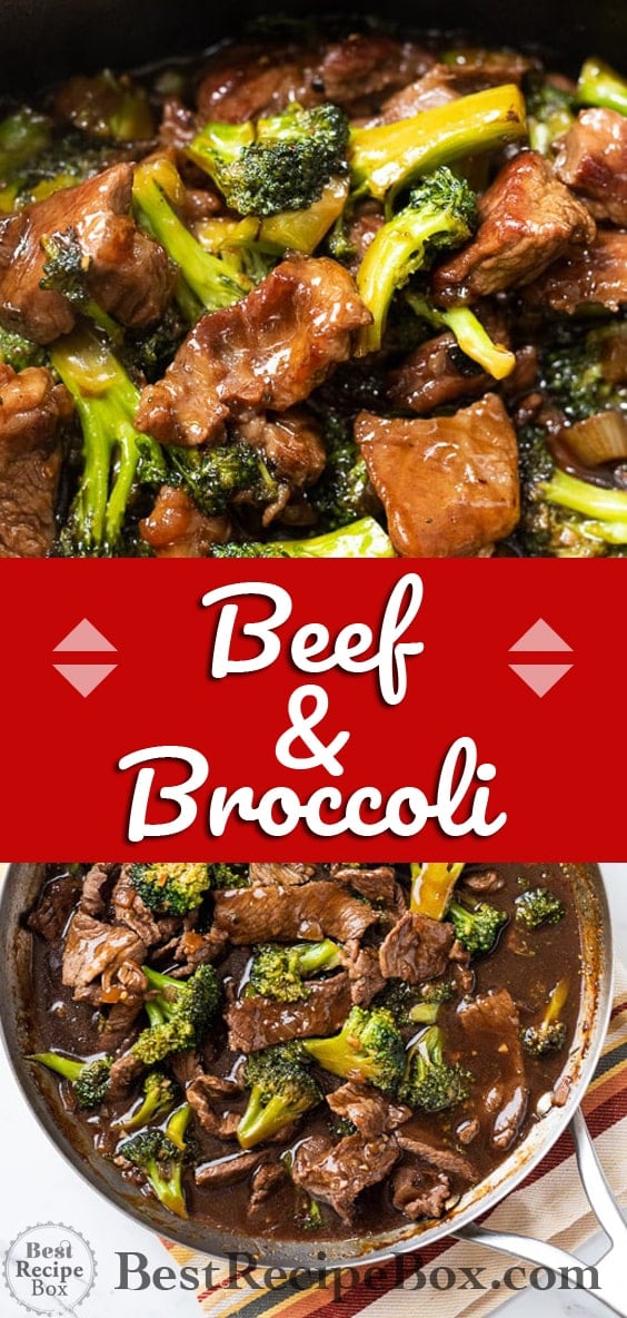 Beef & Broccoli Recipe for Best Chinese Beef Broccoli Stir fry @bestrecipebox