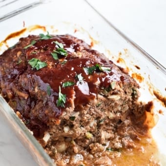 Best Juicy Meatloaf Recipe and Leftover Meatloaf Sandwich | @bestrecipebox