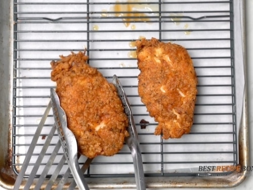 Draining chicken