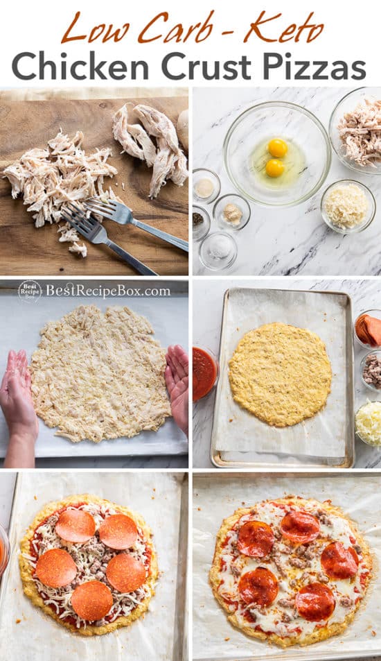 Chicken Crust Pizza step by step photos