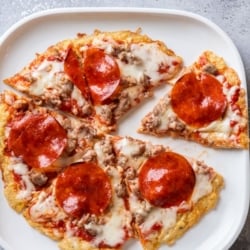 Chicken Crust Pizza that's Low Carb, Keto Friendly Pizza Recipe | BestRecipeBox.com