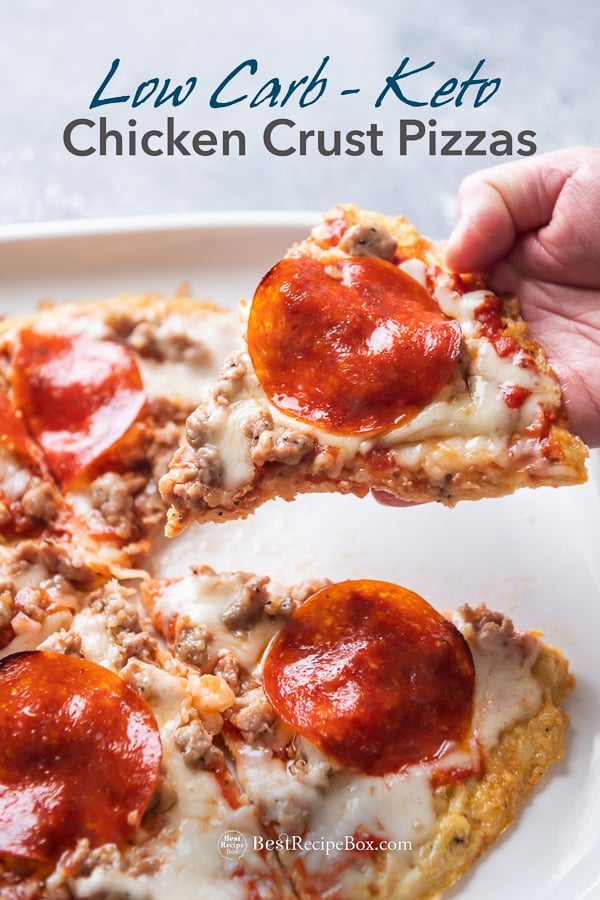 KETO Chicken Crust Pizza Recipe LOW CARB | Best Recipe Box