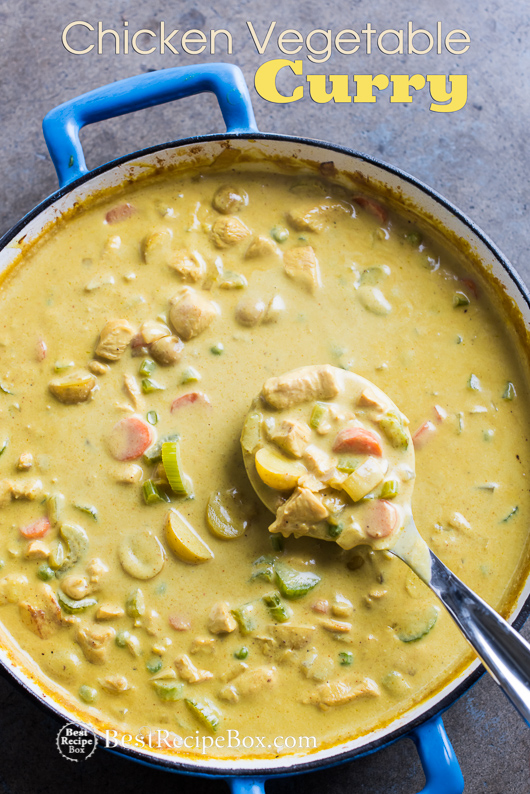  Easy Thai Curry Recipe in cooking pan