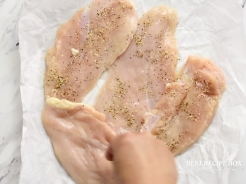 seasoning chicken