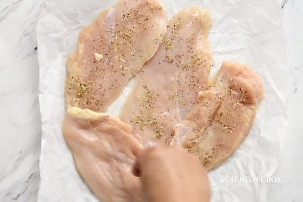 seasoning chicken