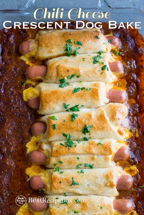 Oven Baked Chili Cheese Dogs