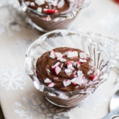 Christmas Chocolate Peppermint Mousse Recipe | @bestrecipebox