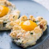 Cloud Eggs Recipe or Eggs in a Cloud for Healthy Breakfast Recipe | @bestrecipeboxbox