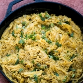 Coconut Curry Spaghetti Squash Recipe | @bestrecipebox