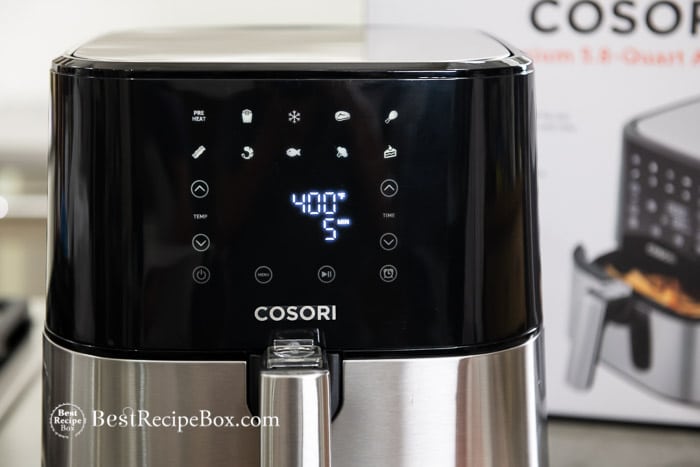 Best Air Fryer Review Cosori 5.8 Stainless Steel step by step