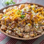 Cowboy Bacon Ranch Potato Salad Recipe @BestRecipeBox