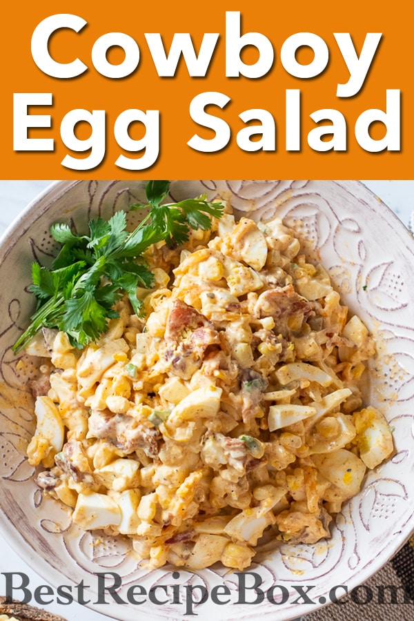 Cowboy Egg Salad Recipe for Keto Egg Salad Recipe | @BestRecipeBox