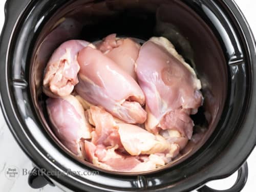 ingredients added to crock pot
