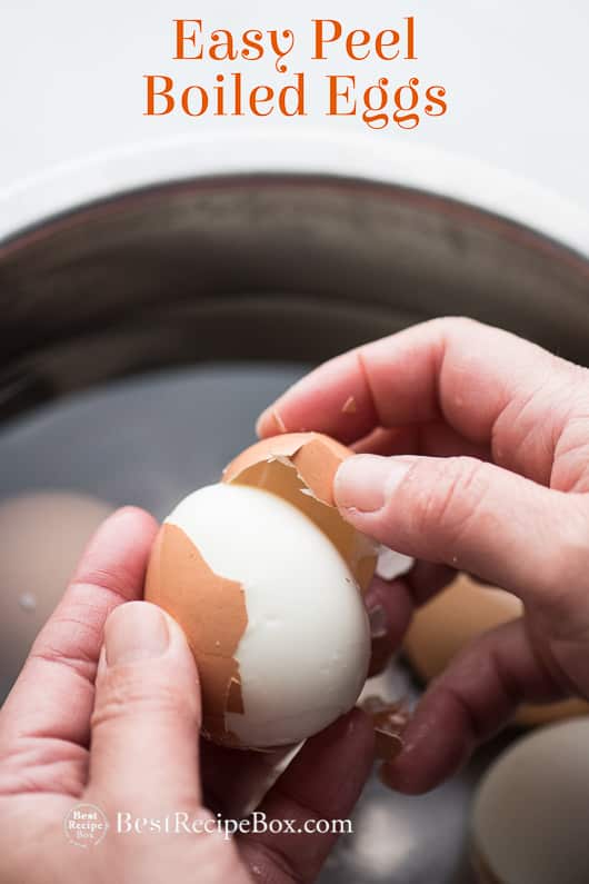 How To Easy Peel Hard Boiled Eggs in a cooking pot