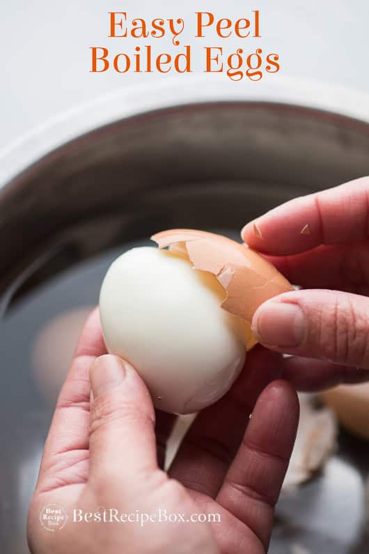 How To Easy Peel Hard Boiled Eggs step by step
