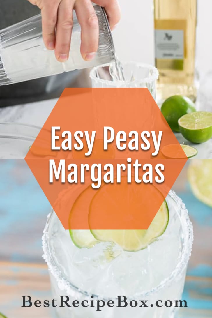 Best Margarita Recipe or Classic Margarita collage