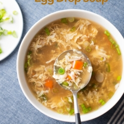 Easy Classic Chinese Egg Drop Soup Recipe Low carb | @bestrecipebox