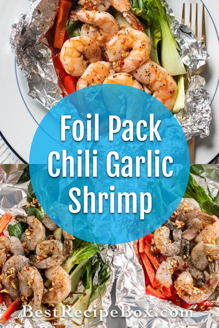 Chili Garlic Shrimp Foil Packs Dinners Healthy Seafood Foil Pack from @bestrecipebox
