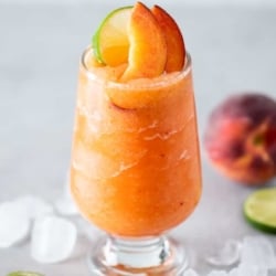 Frozen Peach Margaritas Recipe Blended | BestRecipeBox.com
