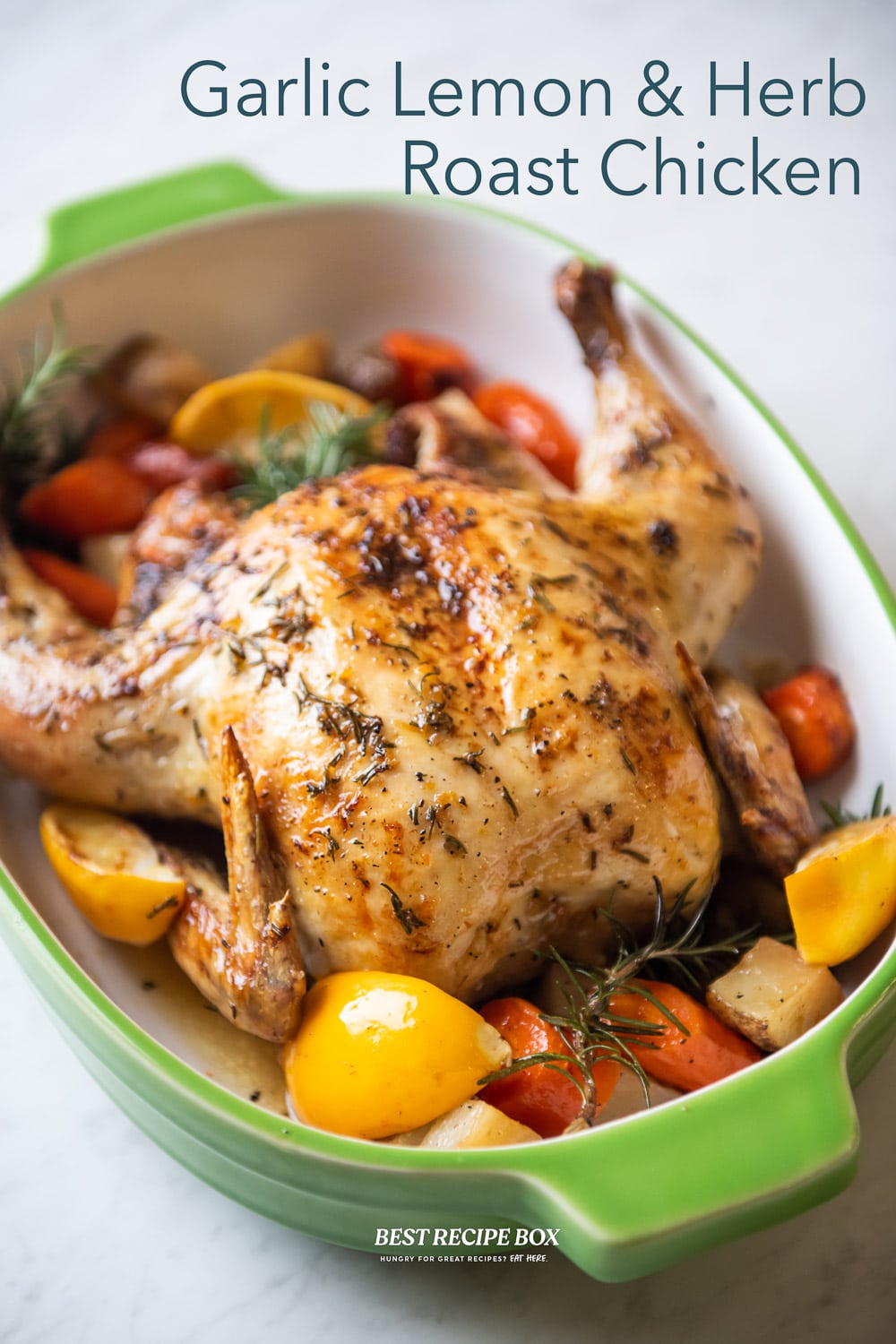 Garlic Lemon and Herb Roast Chicken-image