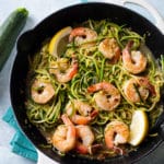Garlic Shrimp Zucchini Noodles Recipe @bestrecipebox