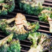 Grilled Broccoli Recipe or BBQ Broccoli Recipe with Cheddar Cheese | @bestrecipebox